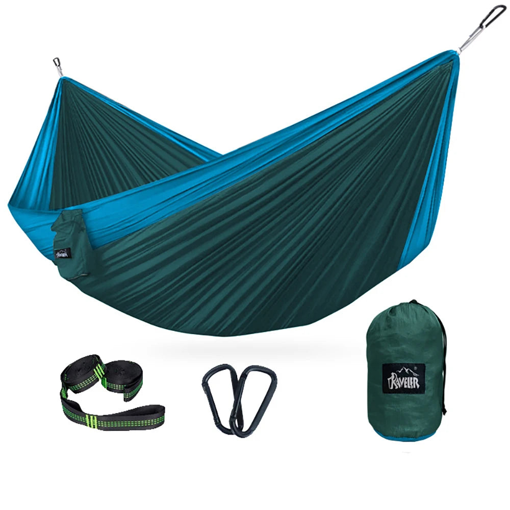 300x200cm Portable Camping Tourist Parachute Cloth Hammocks  Outdoor Garden Travel Sleeping Hanging Hammock Swing Nature Hike