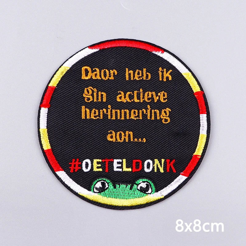Netherland Oeteldonk Carnival Iron On Patches