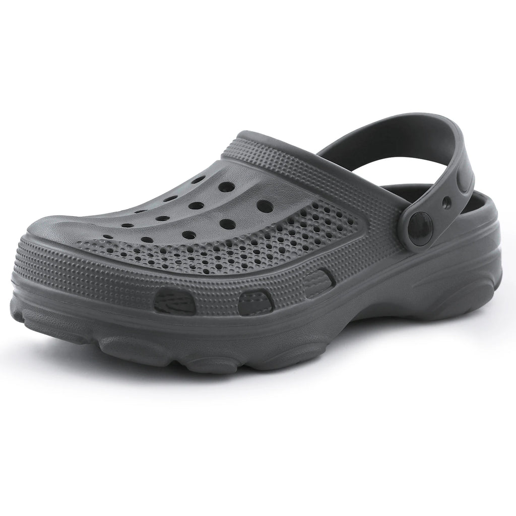 Pallene Fashion Clogs Slippers Women Hole Garden Shoes Water Shoes For Men Beach Sandals Soft Eva Bathroom Slides House Slides