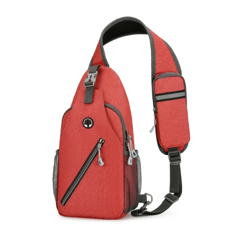 2024 Fashion Boy Shoulder Bags Water Resistance Crossbody Bag Men Multi Functional Chest Bag Travel Sports Backpacks Handbag