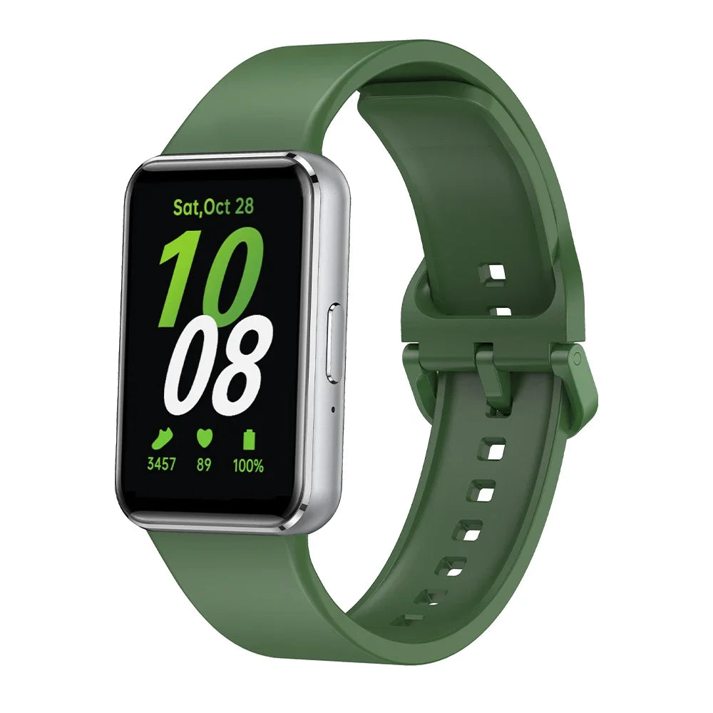 Silicone Strap For Samsung Galaxy Fit 3 Watch Bracelet Replacement Sport Watchband For Samsung Galaxy Fit3 Band Accessories