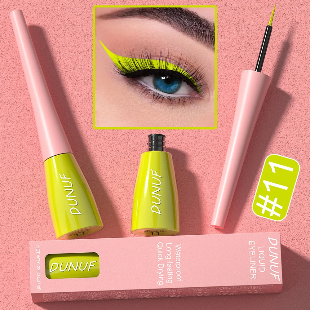 Colourful Liquid Eyeliner Waterproof Matte 7ML