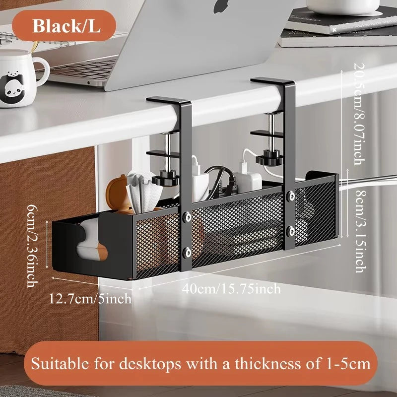 Under Desk Cable Management Tray Extendable