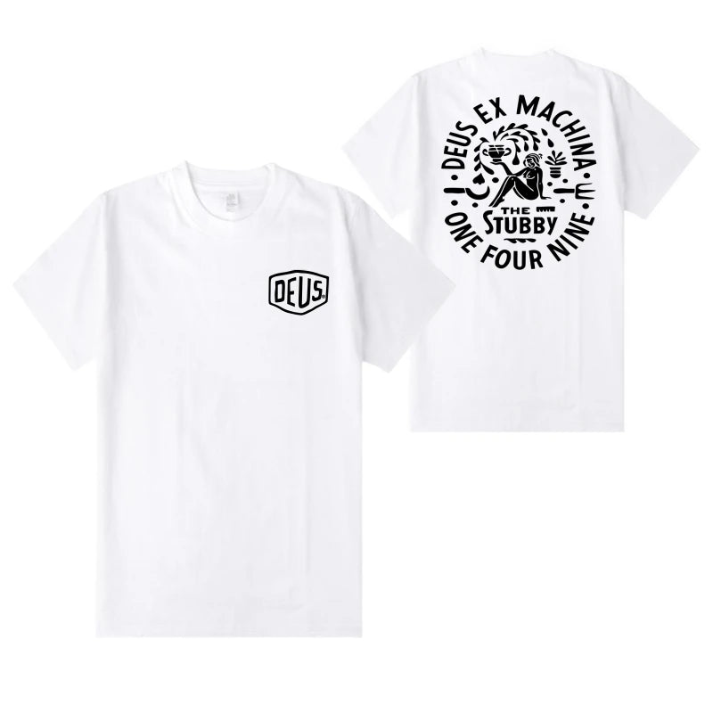 Harajuku DEUS EX MACHINA T-Shirt Oversized 2024