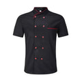 Classic Cook Shirt Chef Coat Jacket Short Sleeve Restaurant Cook Clothes Baker Uniform