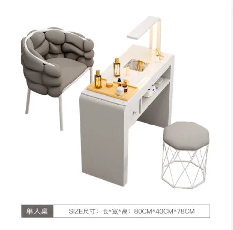 Professional Manicure Tables Rest Salon Portable Table Nails Designer Aesthetic Hair Furniture Desk Nageltisch Station Chair