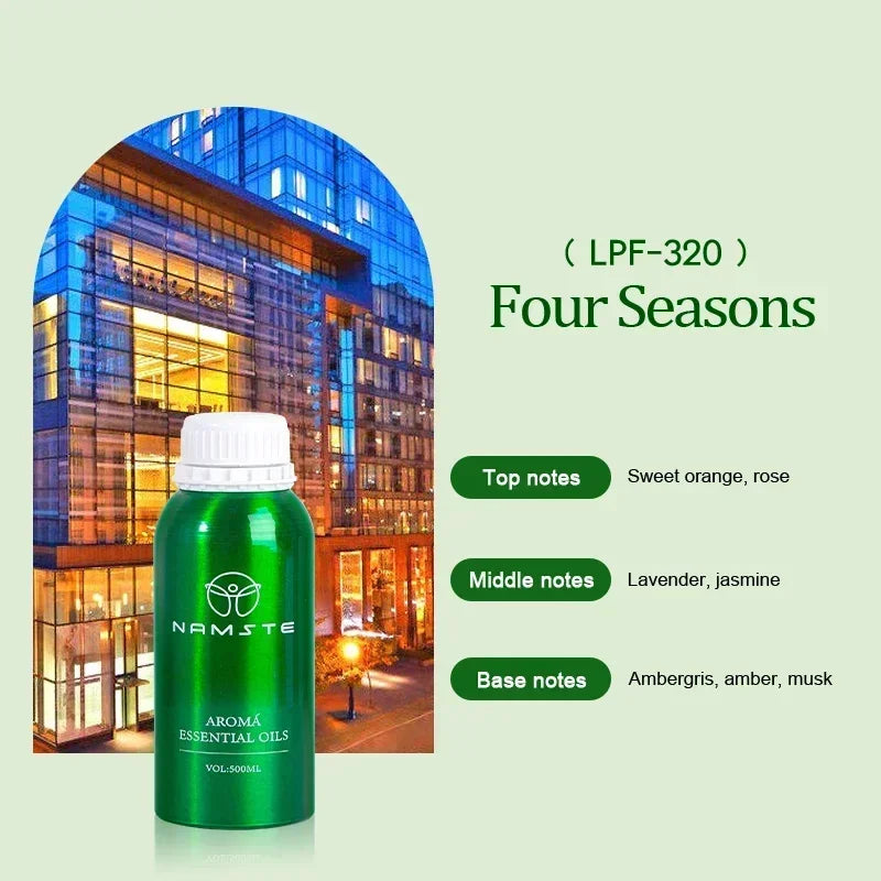 NAMSTE 500ML Hotel Essential Oil All Natural Rosewood Four Seasons Grand Lisboa Electric Aroma Diffuser Air Fresheners Regis