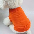 Pure Cotton Dog Shirts Puppy Blank Clothes for Small Medium and Large Dogs Soft Thin T-Shirt  Doggy Vest Cat Bottoming T Shirts