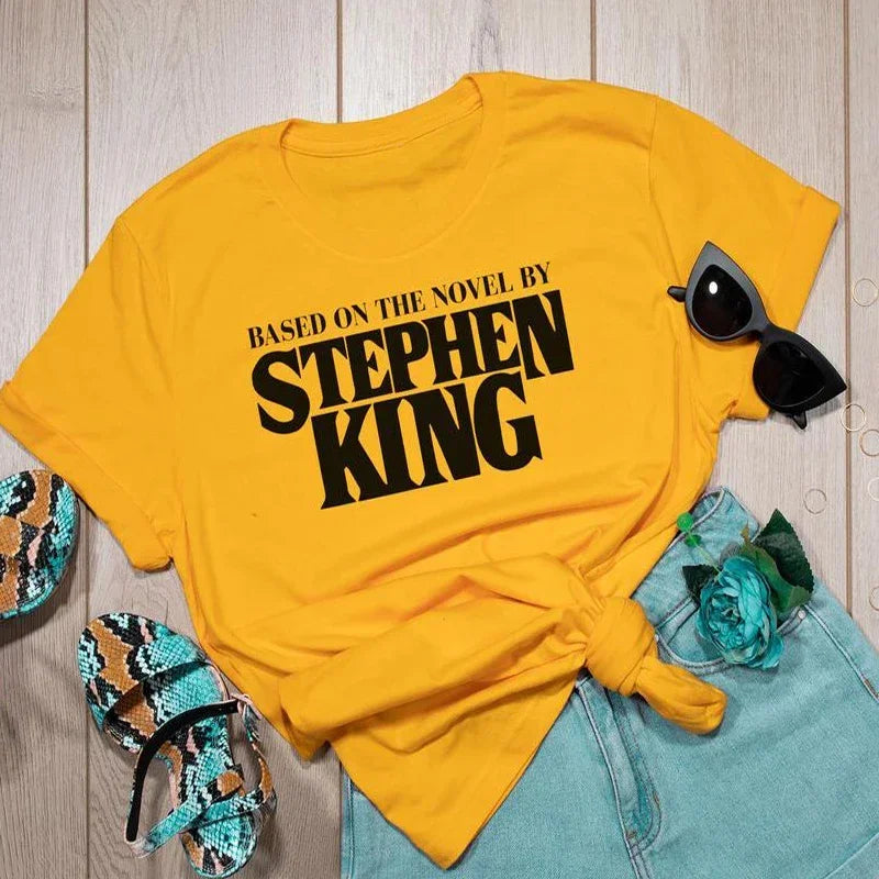 Stephen King T-Shirt Harajuku Horror Tee