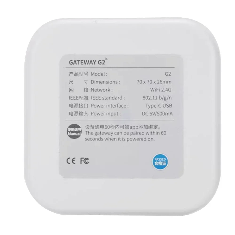 TTlock Gateways G2 G3 G3P G4  Bluetooth to 4G / GJ45/ WiFi Hub Smart Home Device TThotel TT Lock App Phone Remote Control Unlock