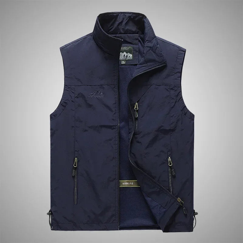 Men Outdoor Leisure Sleeveless Fishing Vest