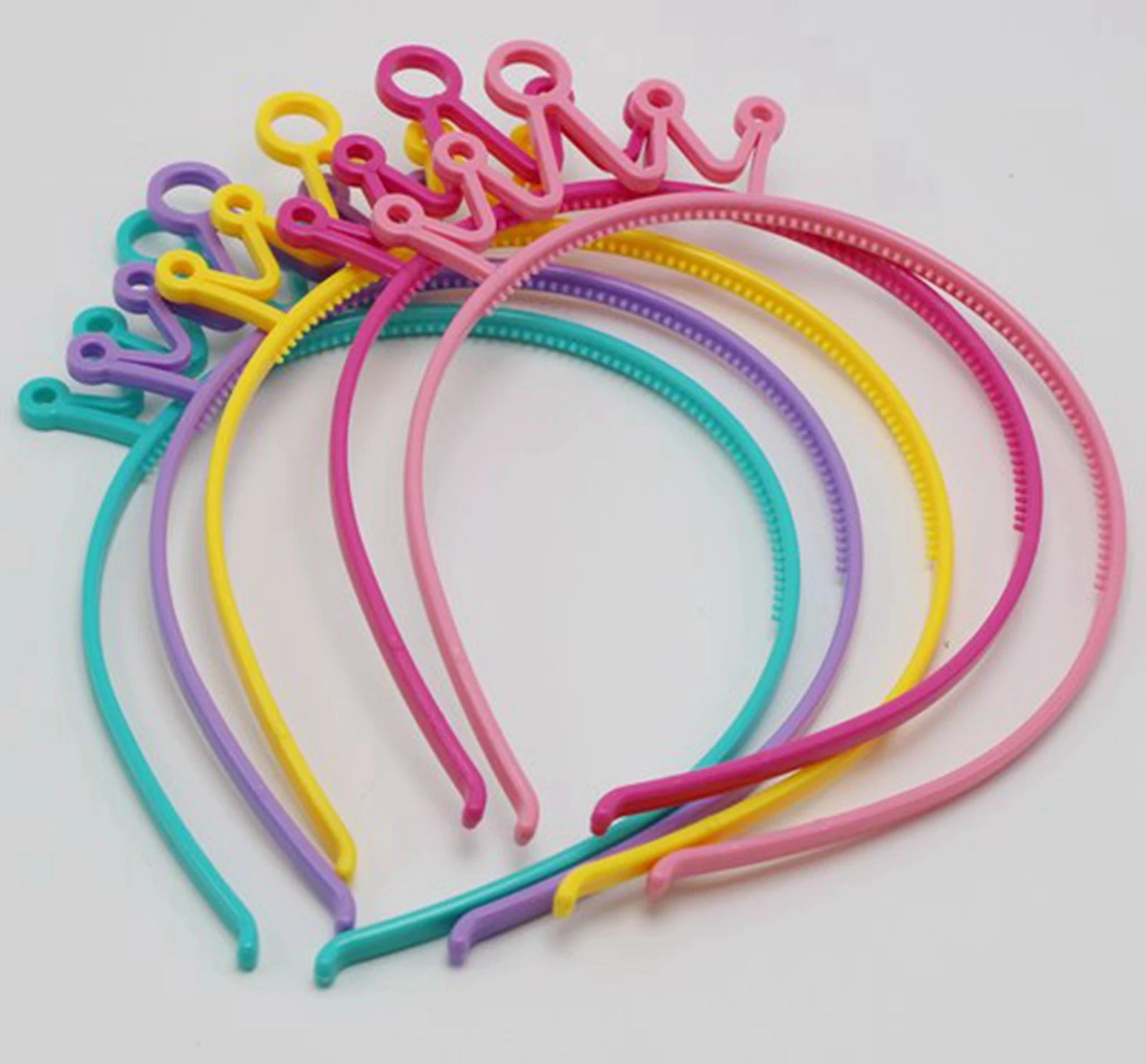 Plastic Crown Hair Tiara Princess Headband 10pcs