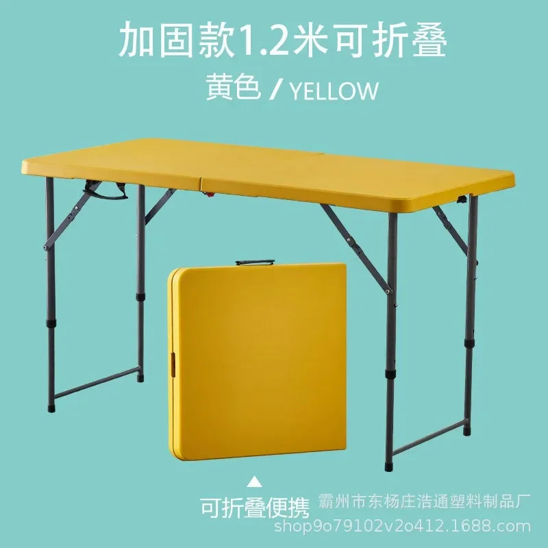 Outdoor Camping Folding Table Portable Office Stall Long Table Outdoor Folding Conference Foldable Camping