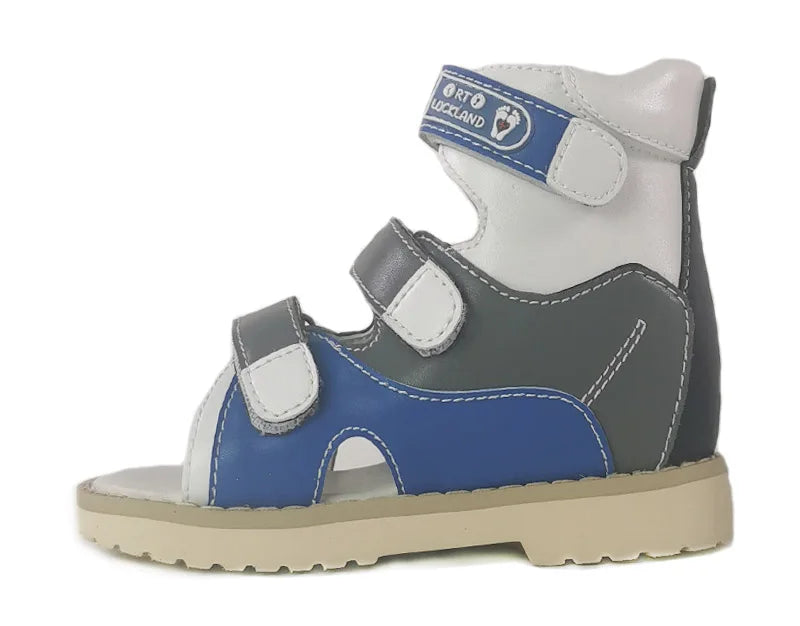 Ortoluckland Baby Boys Sandals New Children Orthopedic Flatfeet Shoes Summer Toddler  Arch Support Footwear Size20 To36