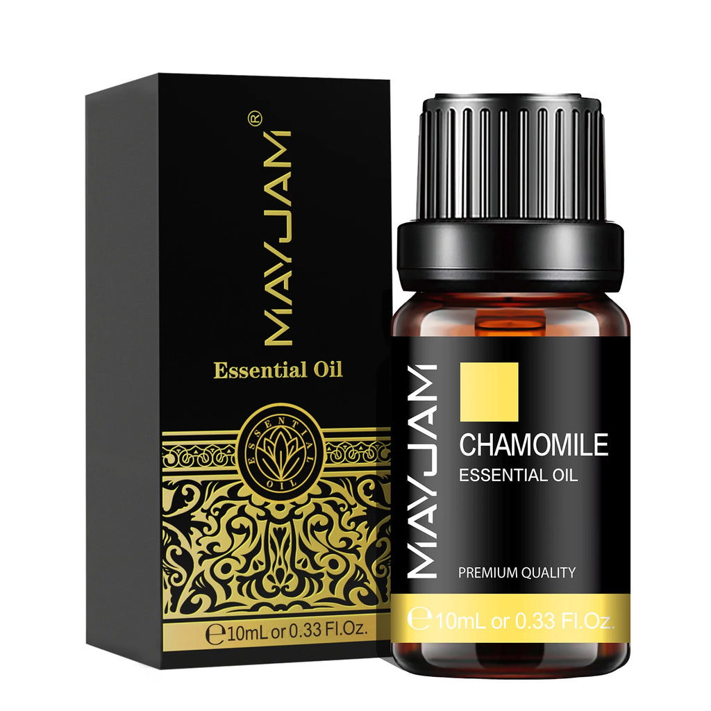 MAYJAM 10ML Lavender Lemongrass Jasmine Vanilla Eucalyptus Rose Lemon Essential Oil For Humidifier Diffuser Candle Making