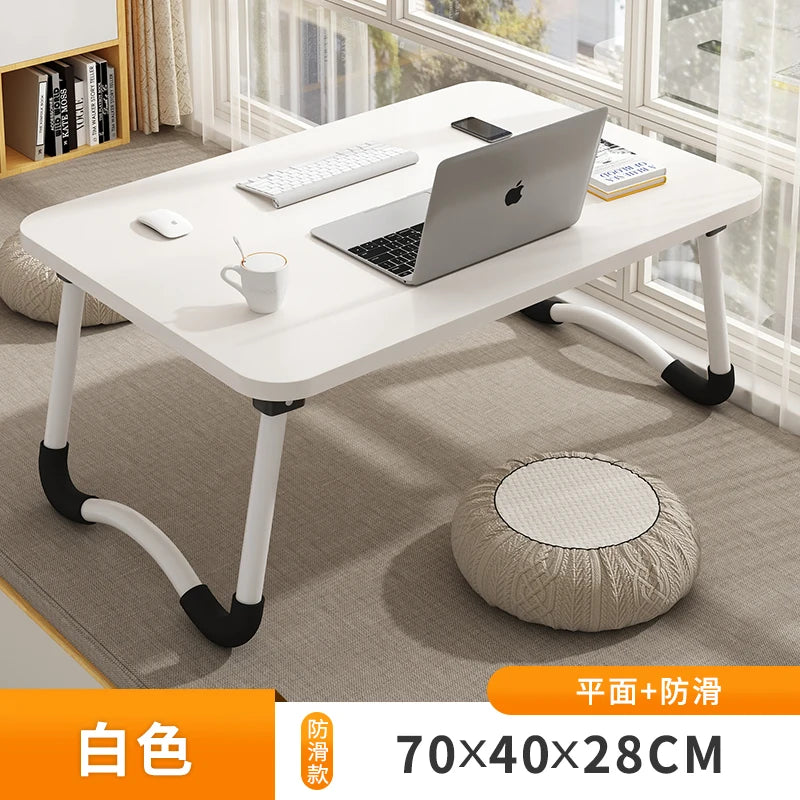 Bed Desk Lazy Portable Computer Desk Home Folding Table Bedroom Bay Window Sitting Small Table Student Dormitory Study Table