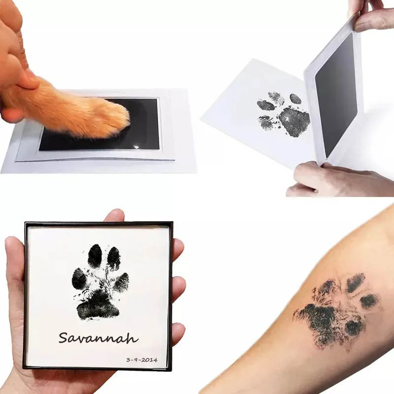 Pet Dog Paw Print Inkless Printing Pad