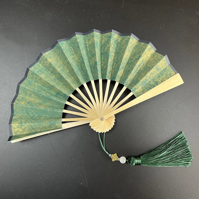 4-6 Inch Mini Folding Fan Portable DIY Painting Children'S Fan Ancient Style Held Dance Fans Party Wedding Summer Fan Accessorie