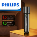 Philips 2024 New EDC Portable Flashlight Rechargeable LED Flashlights for Camping Hiking