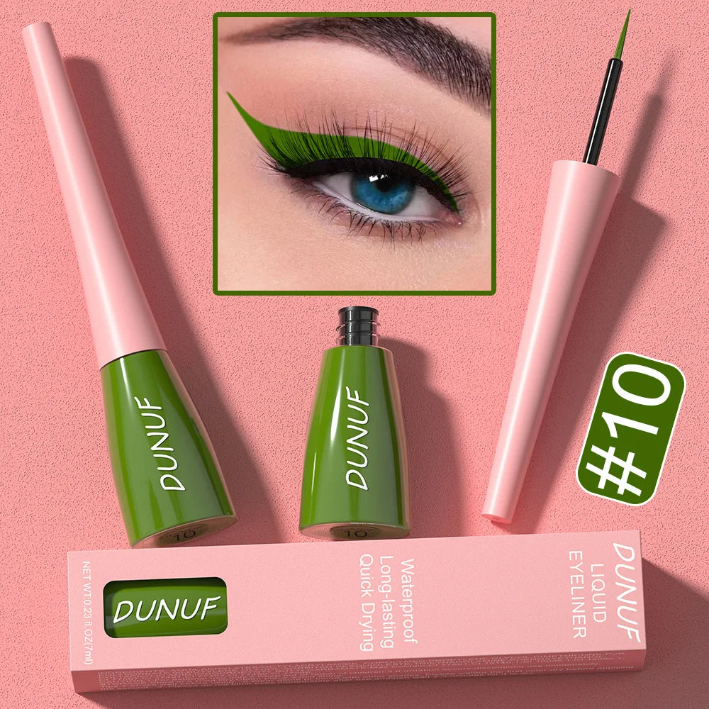 Colourful Liquid Eyeliner Waterproof Matte 7ML