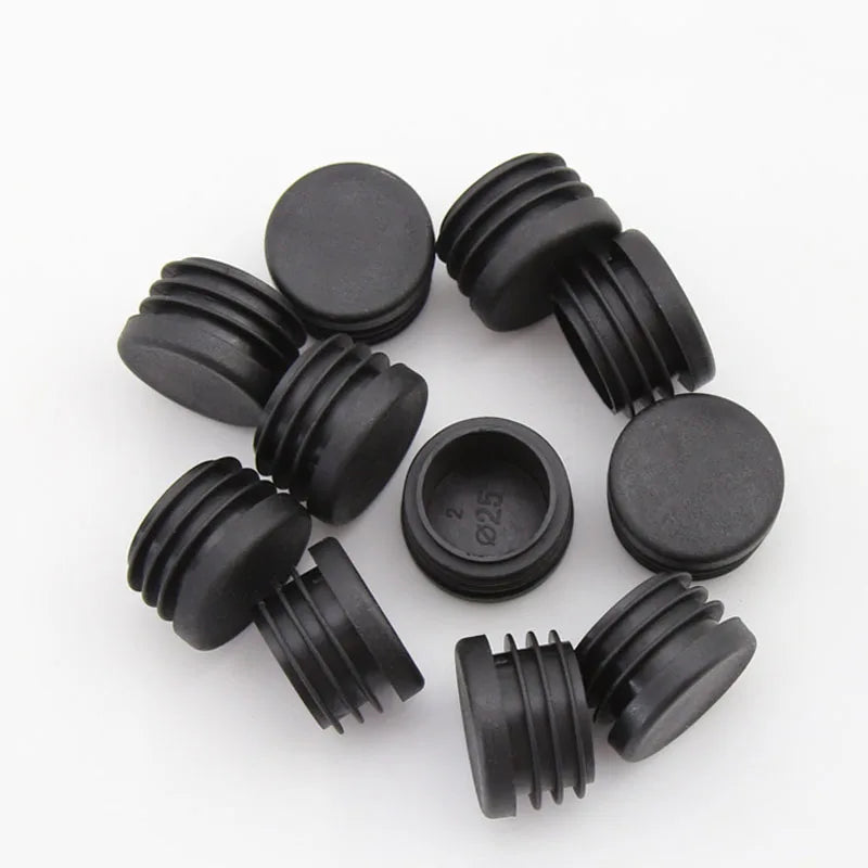 Round Steel Pipe Plastic Hole Plug 2-20pcs