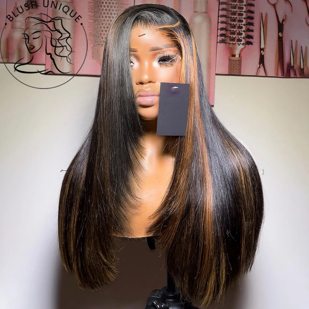 HD Lace Front Wig - Copper Red Layered