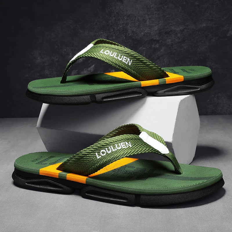 Men's Flip Flops Men Home Slippers Casual Beach Shoes Size 39-45