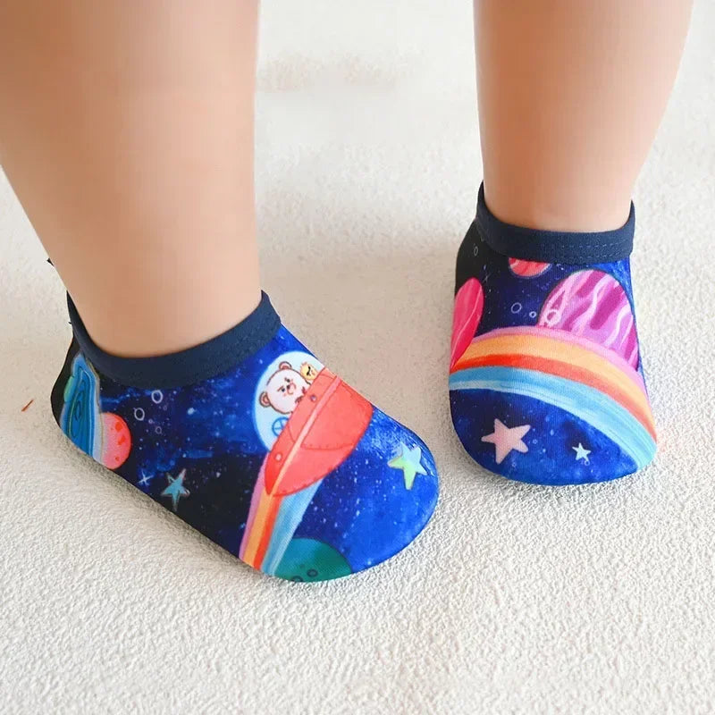 Children Beach Shoes Baby Soft Floor Indoor Slipper Snorkeling Swim Socks Boys and Girls Anti-slip Home Barefoot Kids Slippers
