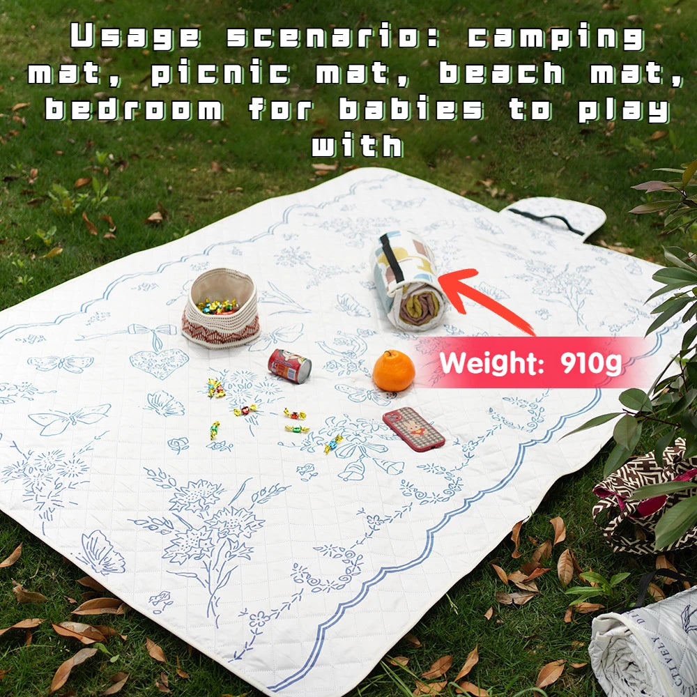 Outdoor Camping Picnic Table Portable Garden Camping Picnic Mat Folding Portable Multiple Color  Beach Mat