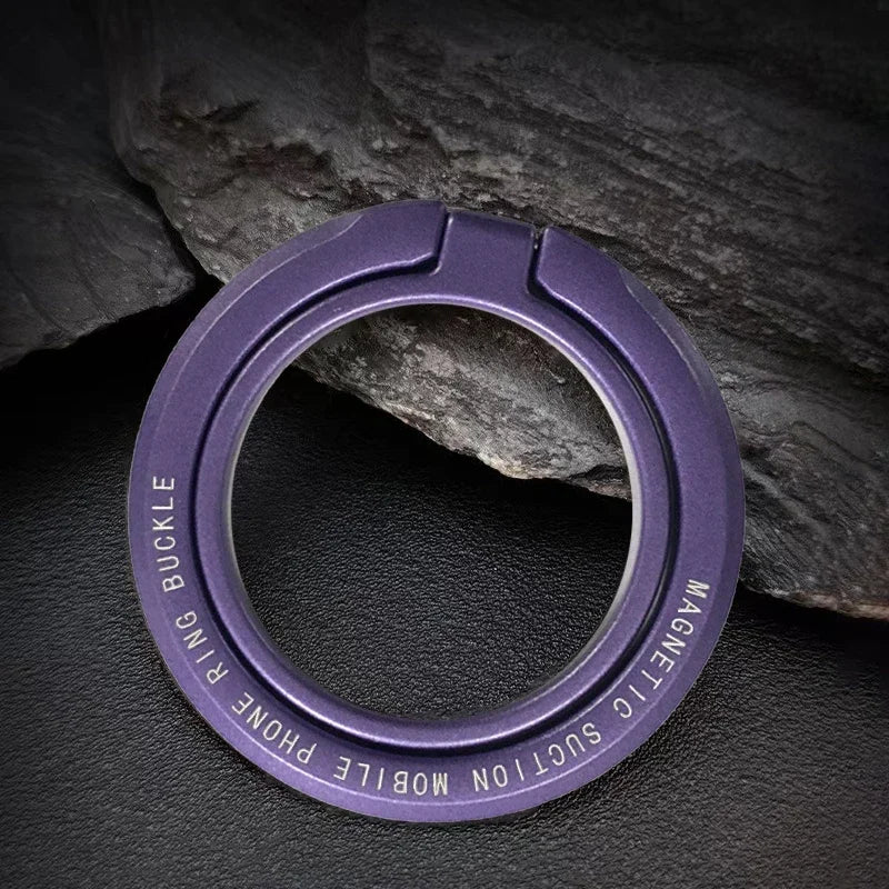 Magnetic Ring Phone Holder For MagSafe Portable Mobile Phone Magnet Foldable Bracket Removable Grip Stand for iPhone Support