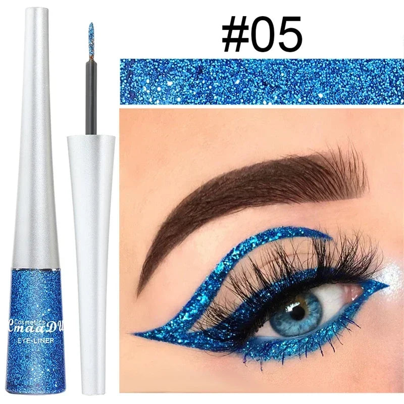Liquid Blue Eyeliner Pencil Waterproof