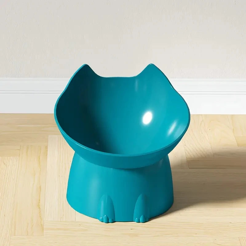 Elevated Cat Bowl Anti-Tip Raised Feeding Dish