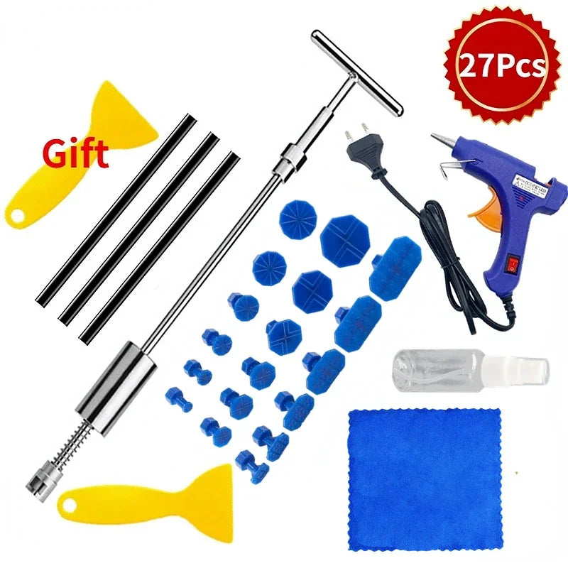 Auto Paintless Dent Repair Kit Glue Gun