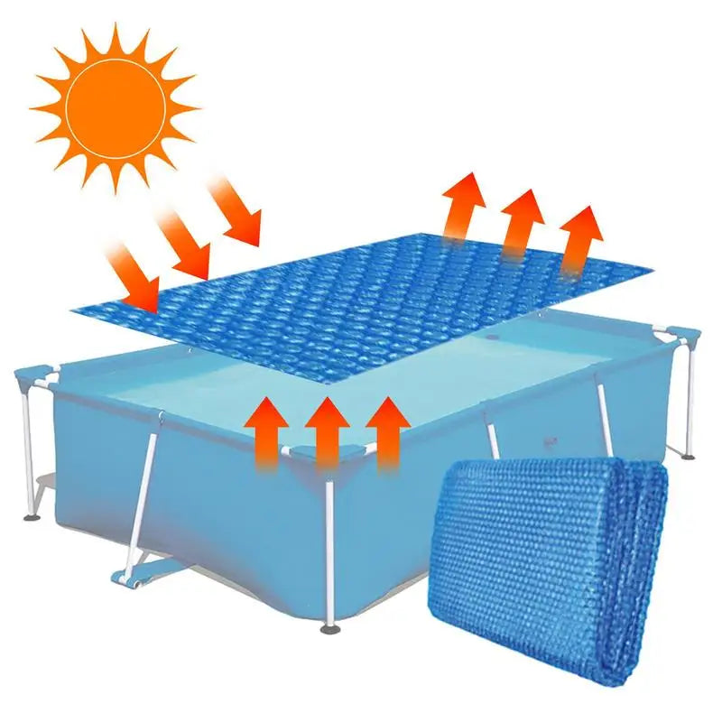 Solar Pool Cover Heat Retaining Bubble Blanket
