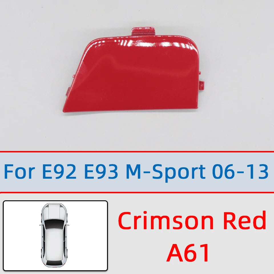 For BMW 3 E92 E93 LCI 2006-2013 M SPORT Car Rear Bumper Tow Hook Eye Cover Cap 51127893147 51127161497 51127256109