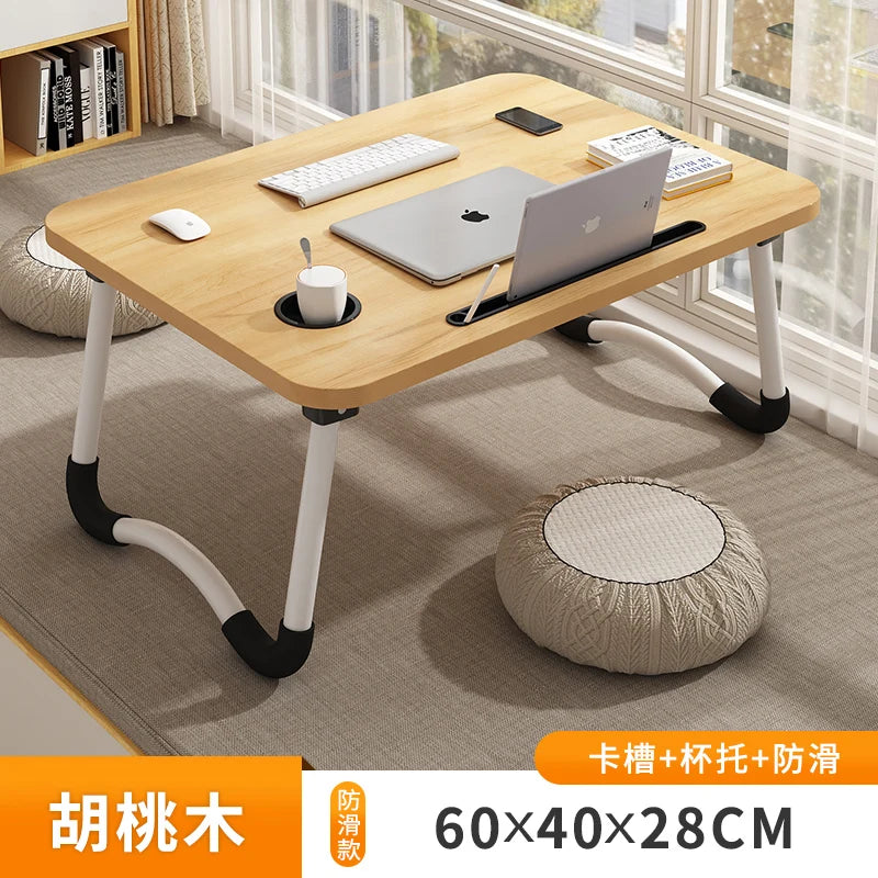 Bed Desk Lazy Portable Computer Desk Home Folding Table Bedroom Bay Window Sitting Small Table Student Dormitory Study Table
