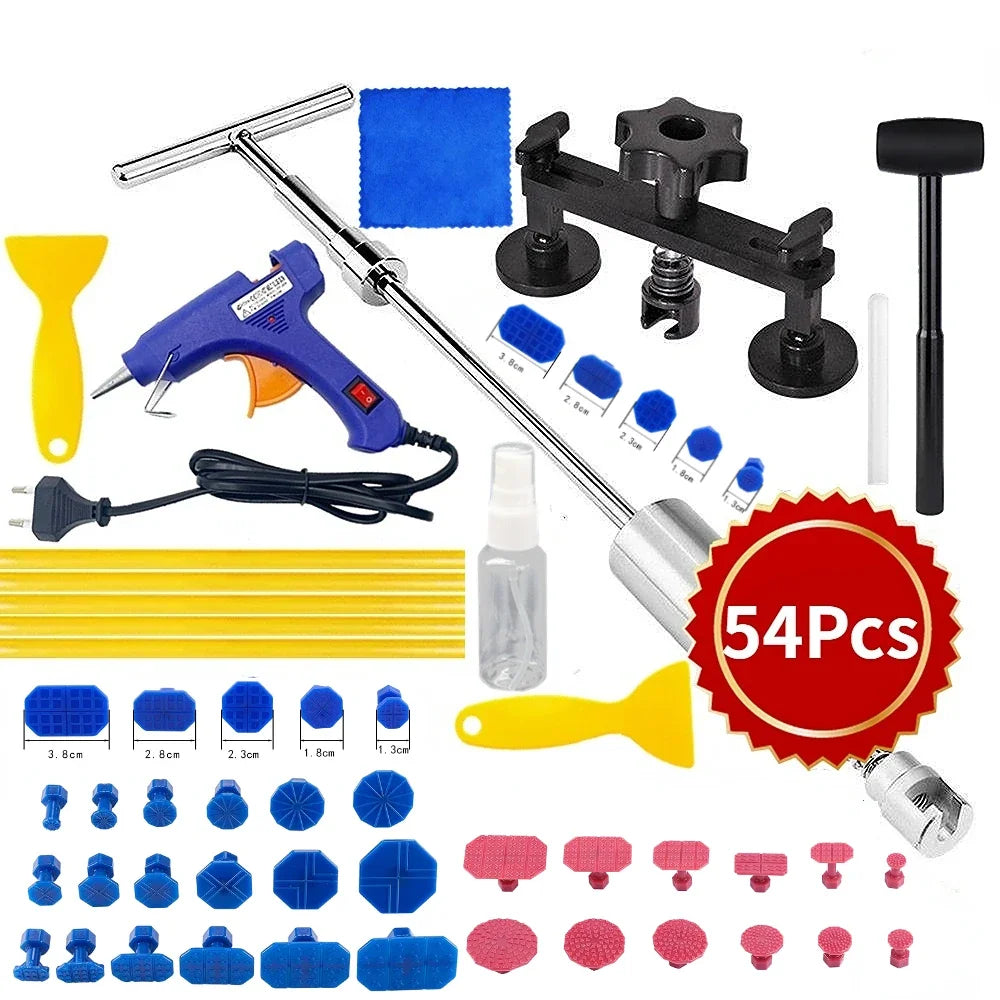 Auto Paintless Dent Repair Kit Glue Gun