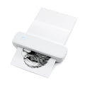 A4 Thermal Transfer Printer USB Wireless&amp Portable Printers with Mobile Computer 2in/3in/4in/8in/8.5in for Office School