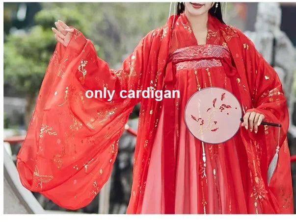 Summer Chinese Hanfu Princess Dress Women Fairy Folk with Kimono Female Dance Oriental Costume Chinese Clothes