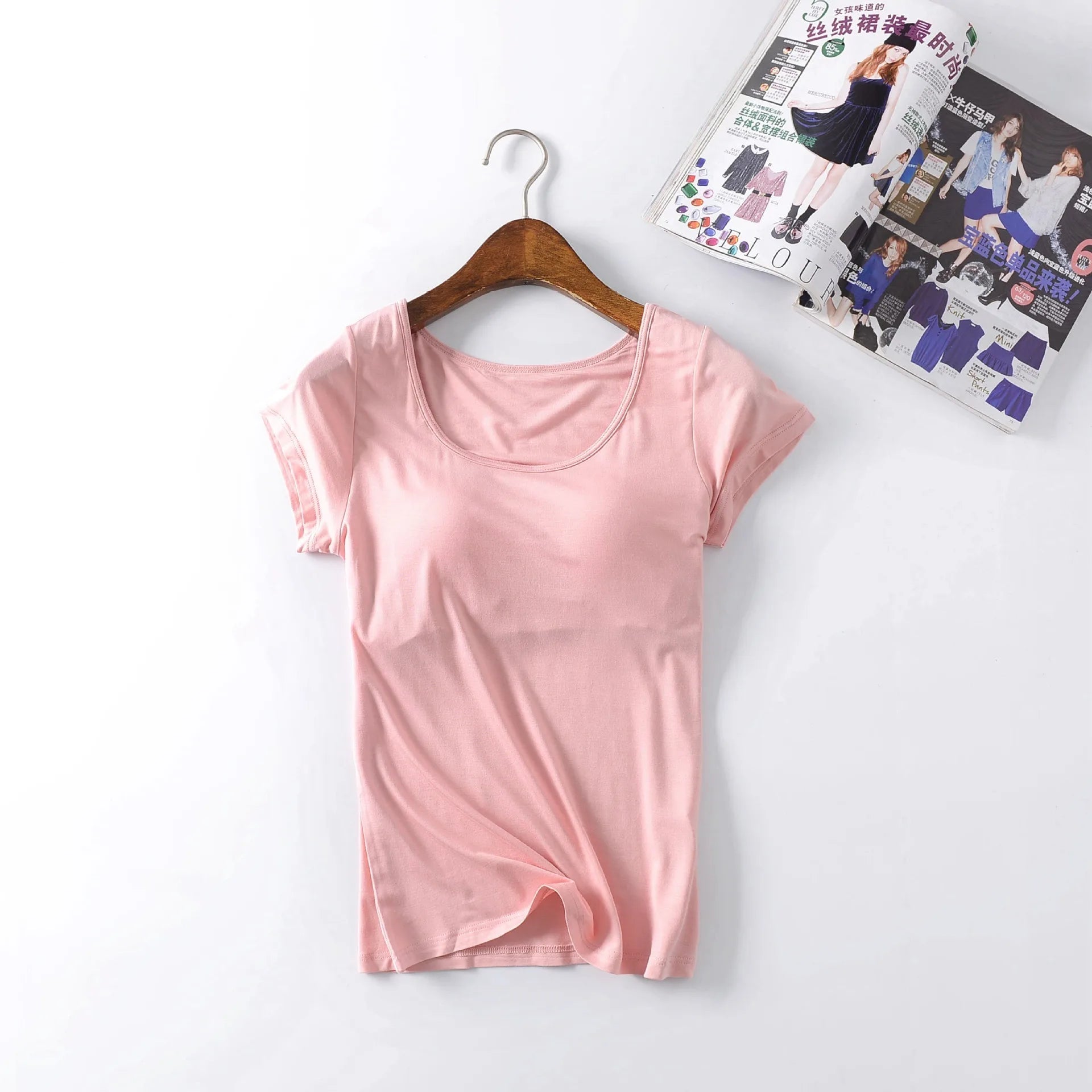 Women's Summer Pajama Top Short Sleeve M-4XL