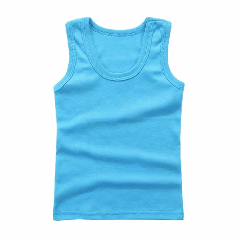Kids Cotton Vest Tank Top 2-12Y