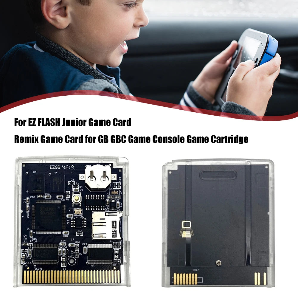 New Hot EZ FLASH Junior For GB GBC Game Console EZJ EZ-FLASH Game Cartridge Card With Real Time Clock Support TF Card 32GB
