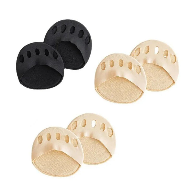 3 Pairs Open Toe Socks Women Set Sponge Pads for High Heel Shoes Soft Socks Forefoot Insole Five Fingers Socks Liner