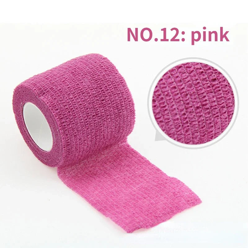 Pet Bandages Anti-fouling Devices Self-adhesive Elastic Bandage Outside Foot Protective Hair Free Cloth Straps for Cats and Dogs