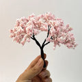 Scene model tree peach tree cherry tree micro-landscape garden rockery landscaping sand table DIY manual model material custom