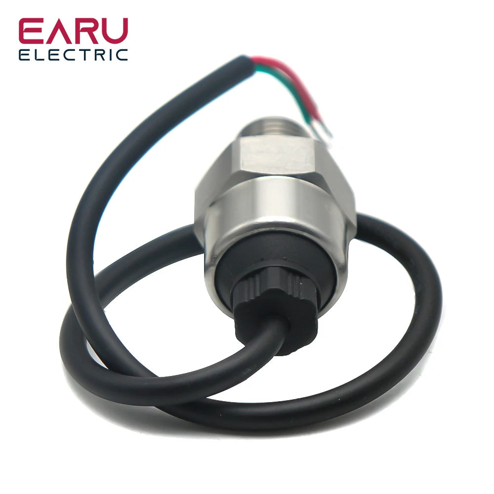 Pressure Sensor Transmitter For Water Oil Fuel Gas Air G1/4 5V Ceramic Sensor Stainless Steel 0.5Mpa 1.2Mpa Transducer