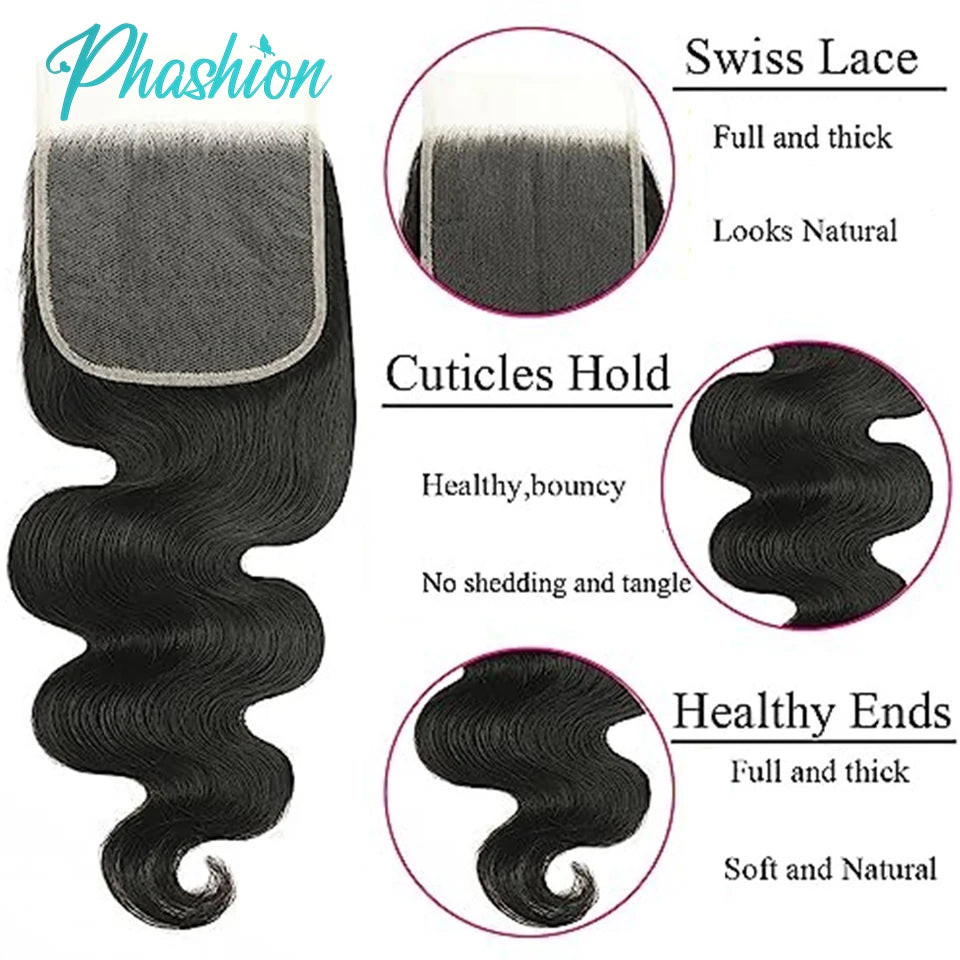 Body Wave Lace Closure 4x4 5x5 26 Inch