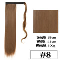VIVIEIEI Ponytail Hair Extension 22 Inch 100g Natural Black Ponytail Extension Clip in Wrap Around Hair Extension Hairpieces
