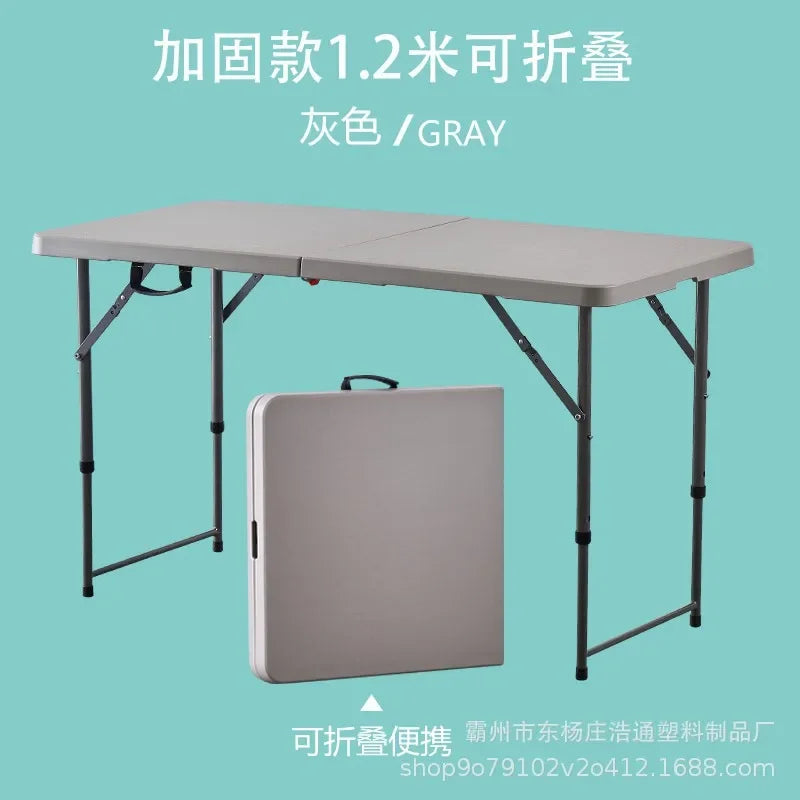 Outdoor Camping Folding Table Portable Office Stall Long Table Outdoor Folding Conference Foldable Camping