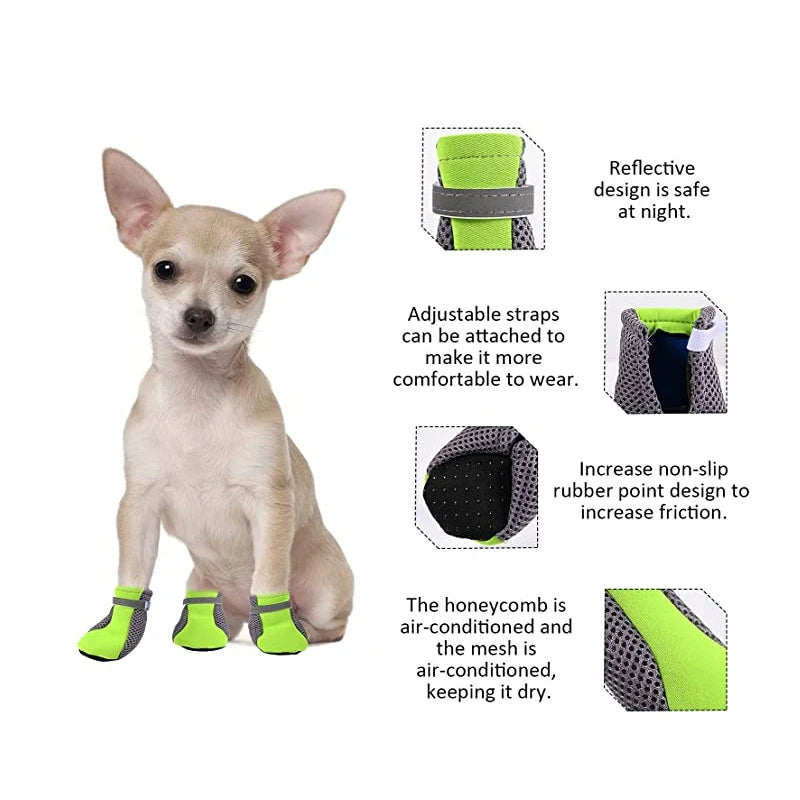 Pet Dog Shoes Waterproof Reflective Boots